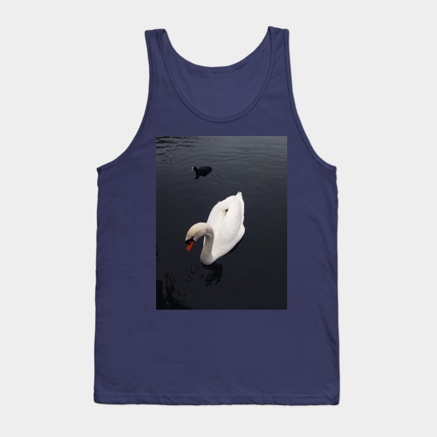 swan Tank Top by psychoshadow